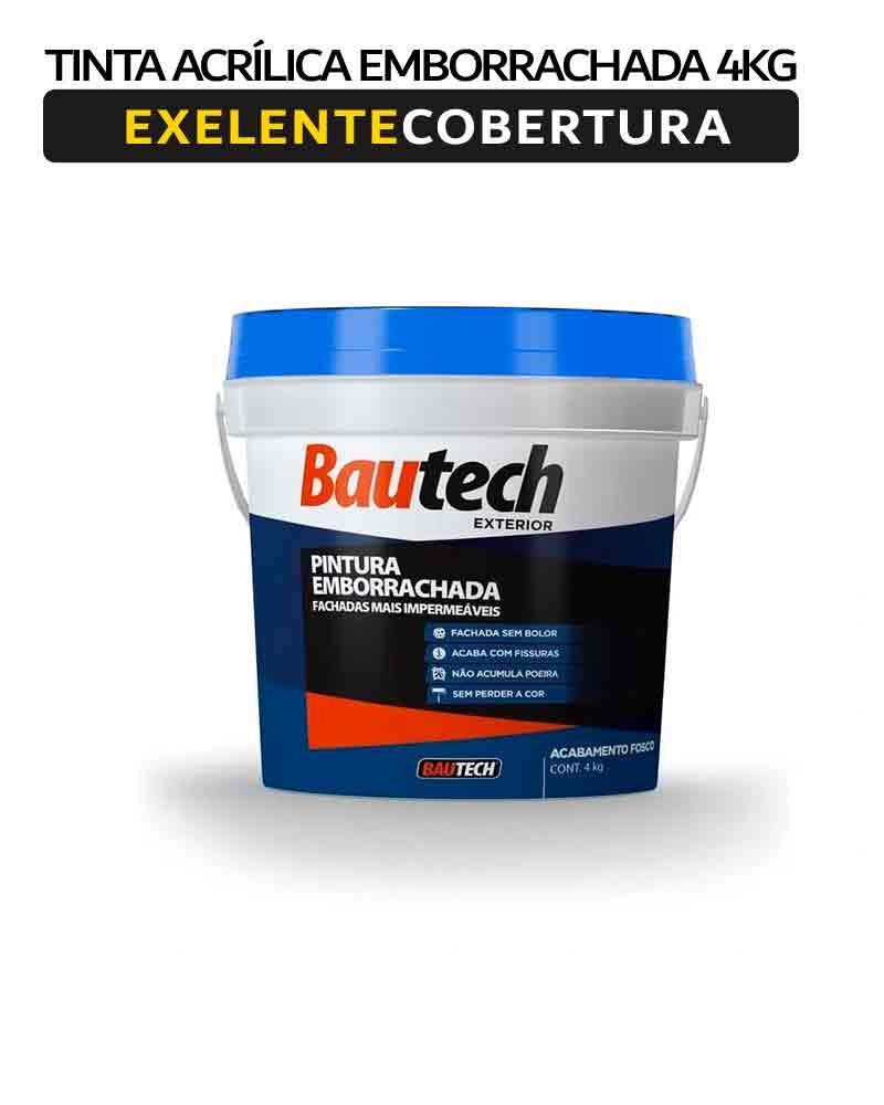 Tinta Vedatudo Emborrachada Branco 4kg - Impermeabilizante Para Fachadas