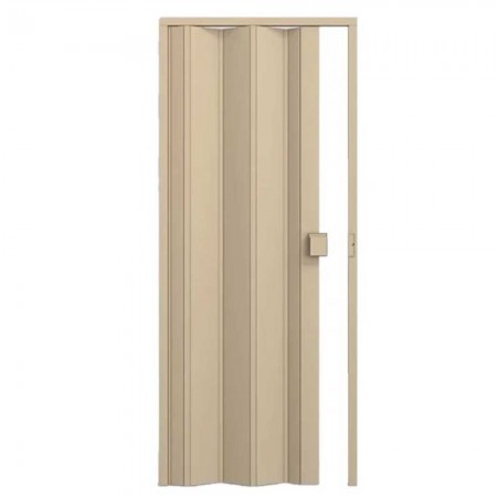 Porta Sanfonada de PVC - 210x85cm - Cor Bege Permatti