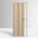 Porta Sanfonada de PVC - 210x85cm - Cor Bege Permatti