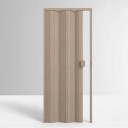 Porta Sanfonada de PVC - 210x85cm - Cor Bege Marmorizado Permatti