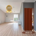 Porta Sanfonada de PVC - 210x85cm - Cor Mogno Permatti