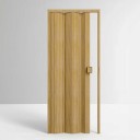 Porta Sanfonada de PVC - 210x97cm - Cor Cerejeira Madeira Permatti