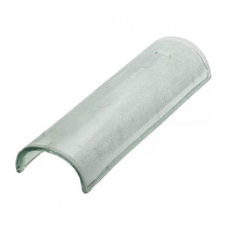 Telha de Vidro Colonial Capa Texturizada - 50x15x12cm Translúcida Ibravir