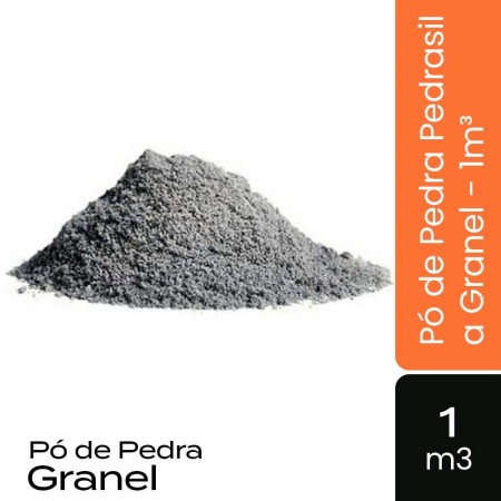Pó de Pedra Brita a Granel - 1m³ - Pedrasil