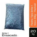 Pedra Tipo Brita 1 Lavada Saco 20kg - Pedrasil