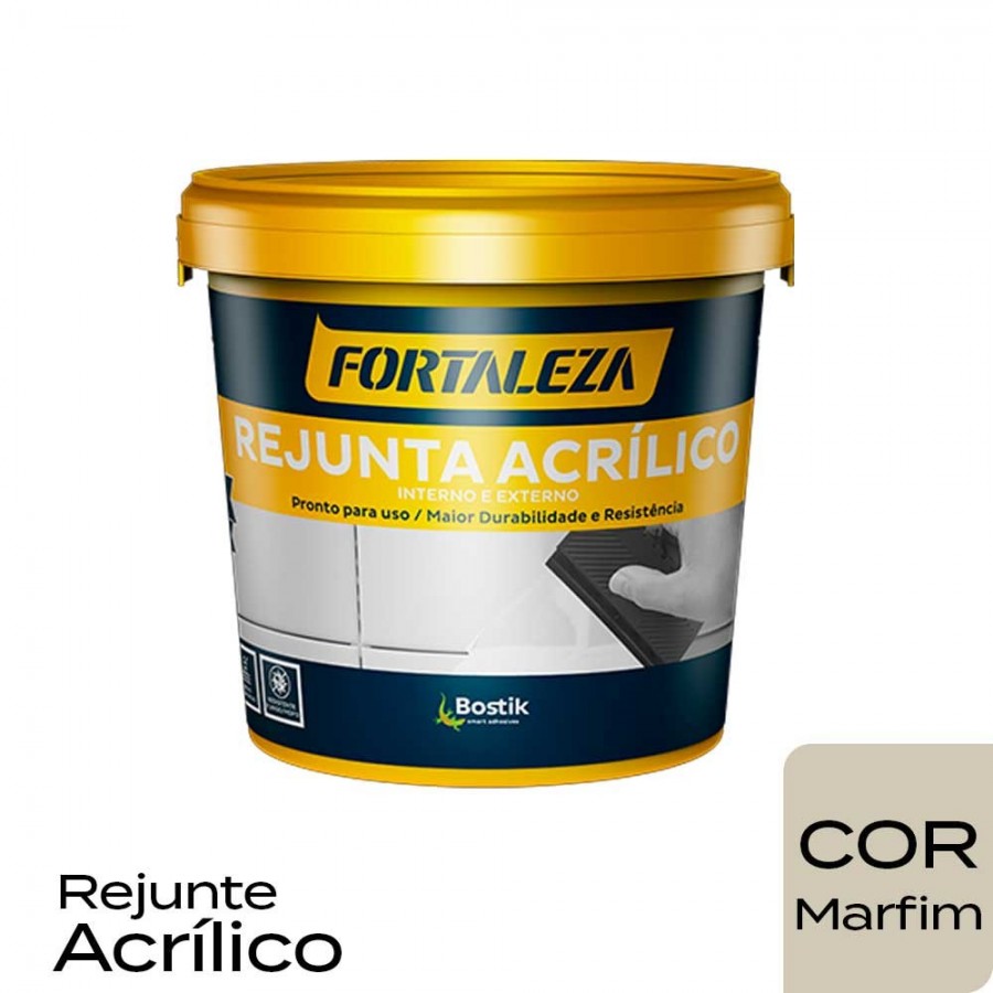 Rejunte Acrílico Premium - 1kg - Marfim - Fortaleza
