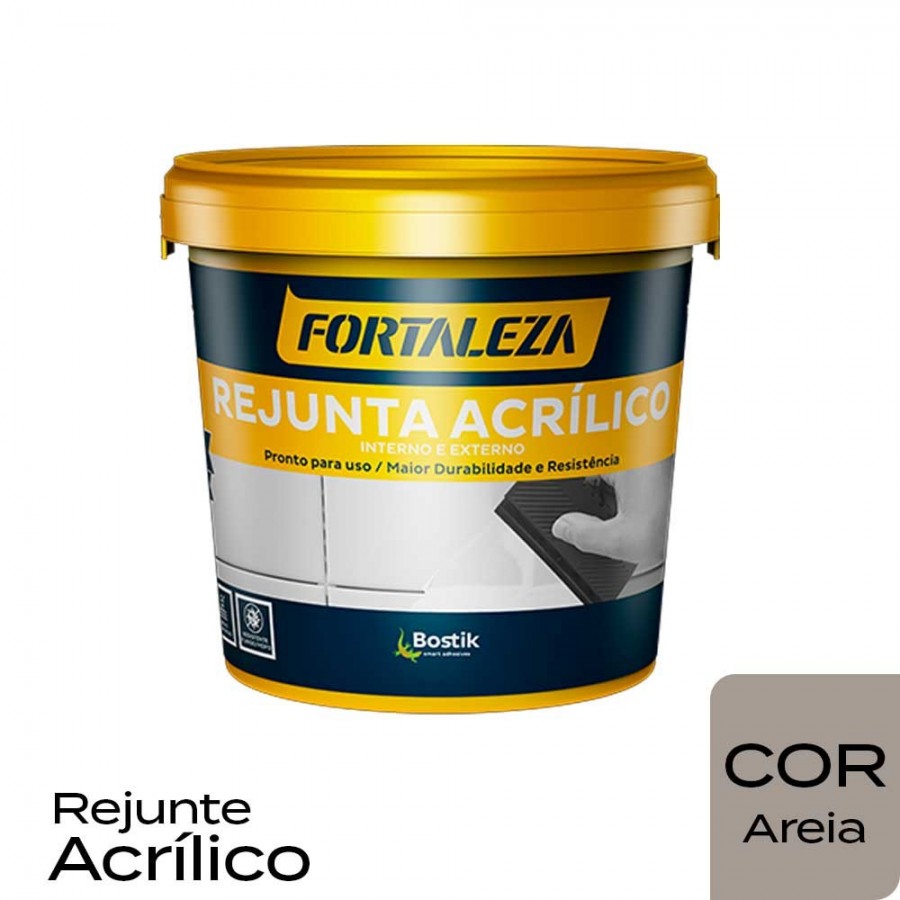 Rejunte Acrílico Premium - 1kg - Areia - Fortaleza