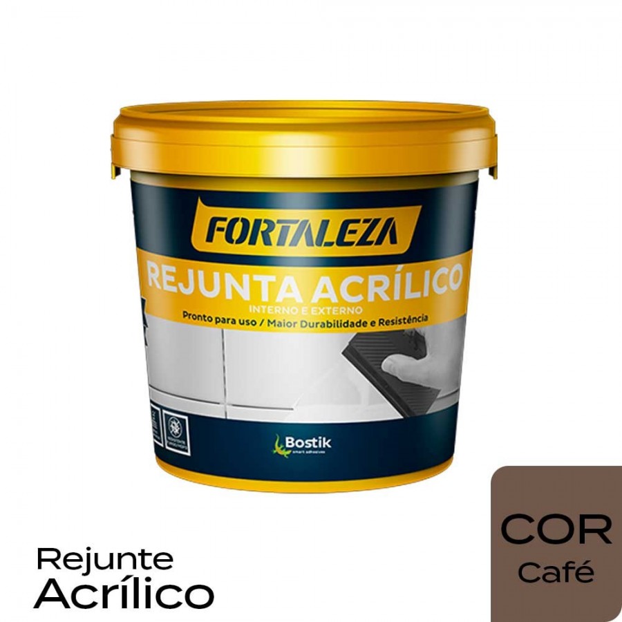 Rejunte Acrílico Premium - 1kg - Café - Fortaleza