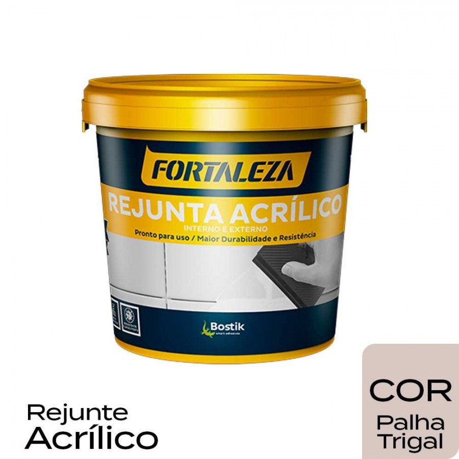 Rejunte Acrílico Premium - 1kg - Palha Trigal - Fortaleza