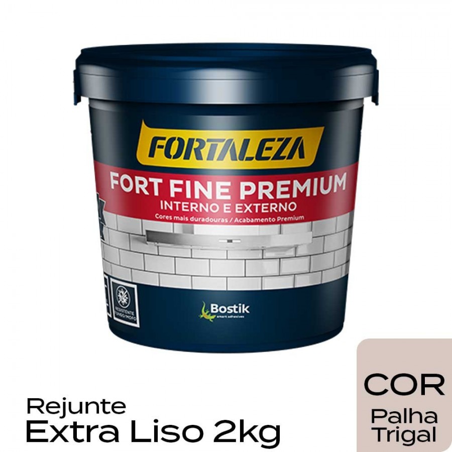 Rejunte Extra Liso Premium - 2kg - Palha Trigal - Fort Fine Fortaleza
