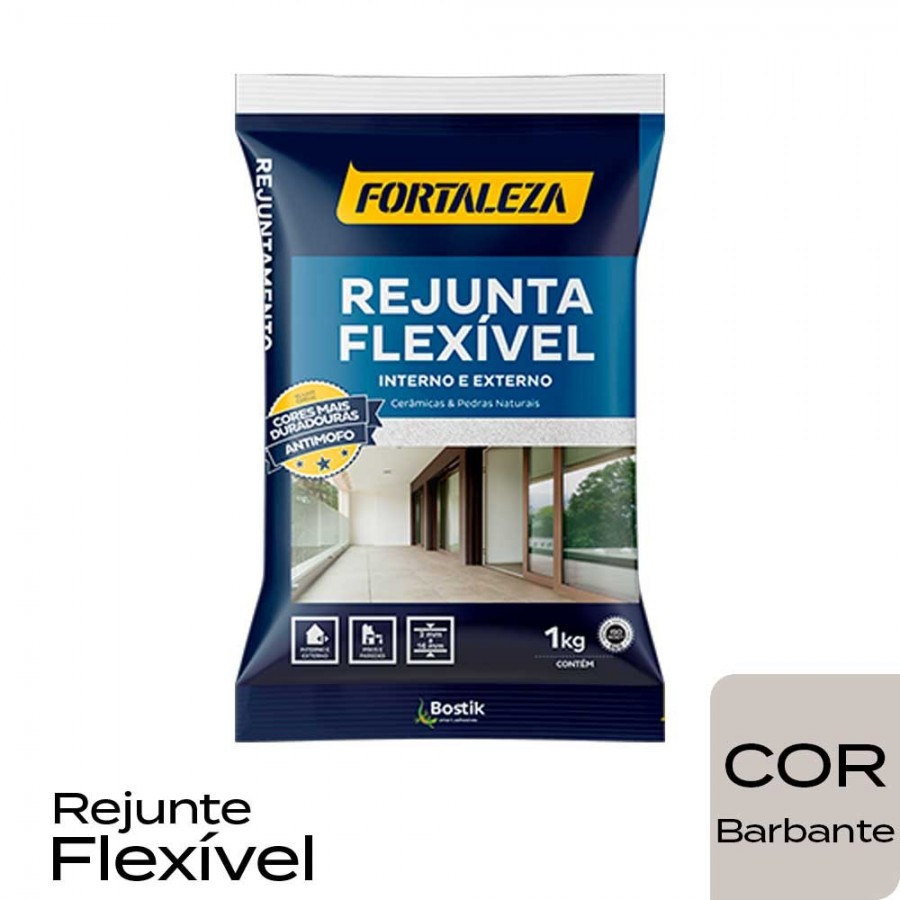 Rejunte Flexível Cerâmicas e Pedras - 1kg - Barbante - Fortaleza