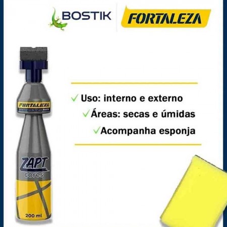 Tinta Para Rejunte Zapt - Cor Branco - 200ml - Fortaleza