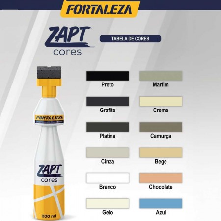 Tinta Para Rejunte Zapt - Cor Branco - 200ml - Fortaleza
