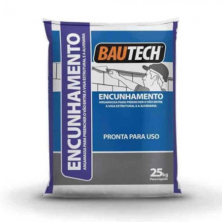 Argamassa Encunhamento - 25kg - Preenche e Repara Bautech