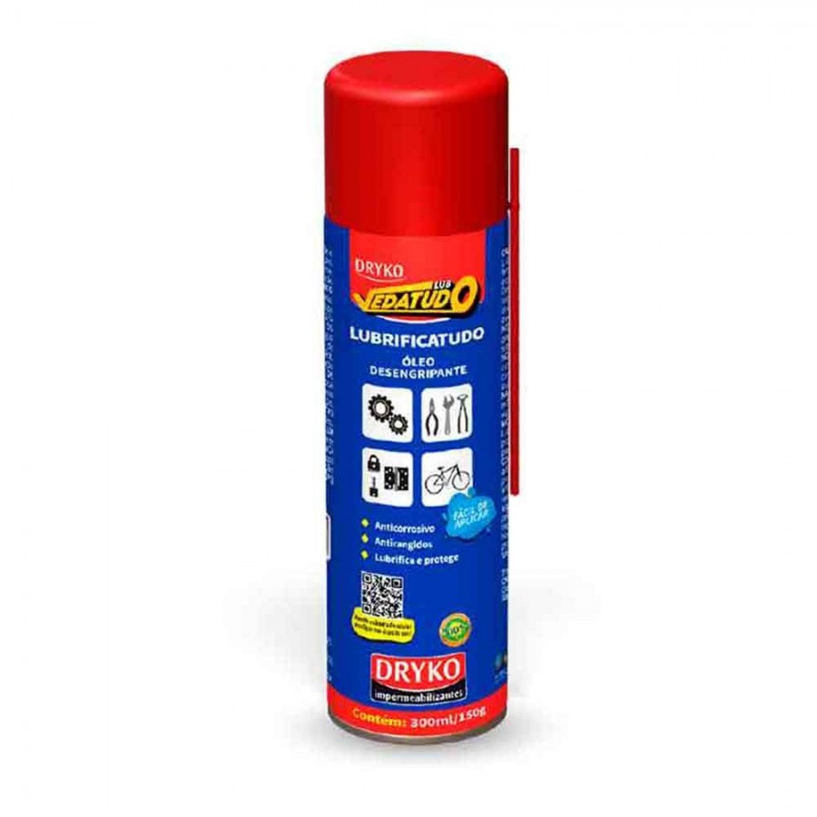 Desengripante Lubrifica - 300ml - Antiferrugem Lub Dryko