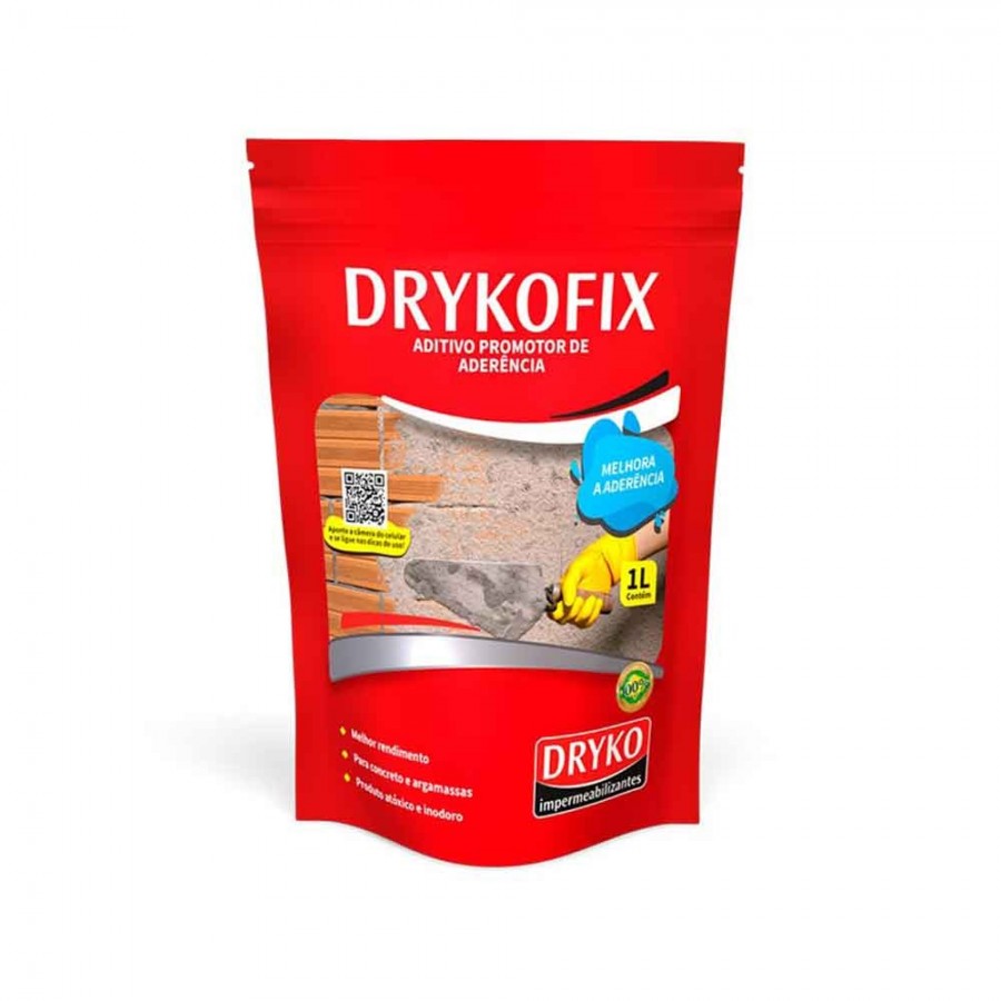 Adesivo para Chapisco Drykofix - 1L POUCH - Dryko Item Similar ao Bianco