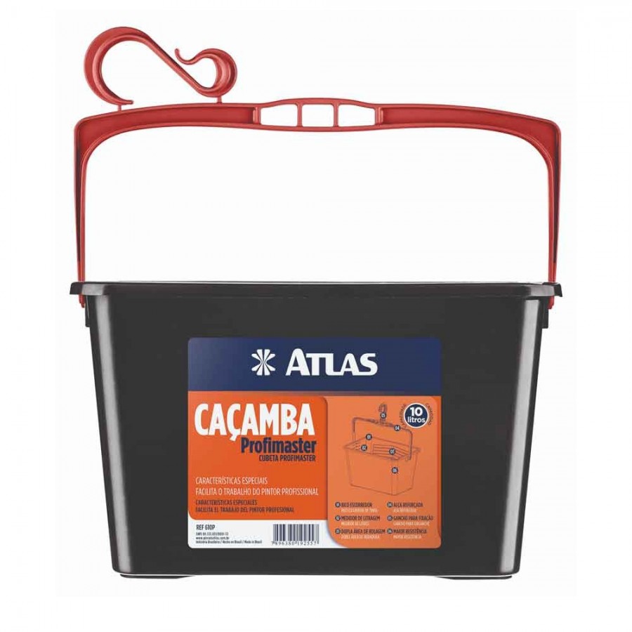 Caçamba Para Pintura de 10 litros - Profimaster - Atlas - Ref 610P