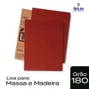 Lixa para Massa e Madeira Grão 180 - Atlas - Ref 10/180