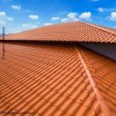 Telha de PVC Tipo Plan - 330x88cm - Cor Cerâmica Colonial Permatti