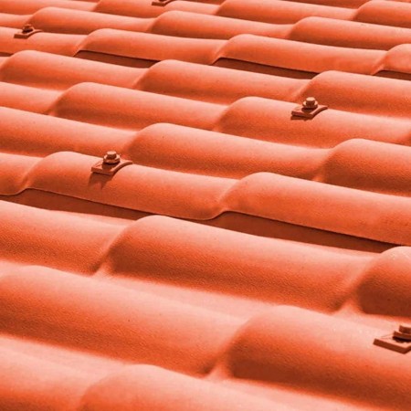 Kit Fixação e Vedação C/10un p/ Telha Tipo Plan - Cor Cerâmica - Modelo Plan Permatti