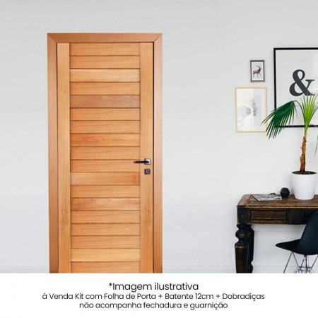Porta Montada Malta - 215x89x12cm - Direita Tauari Natural Mapaf