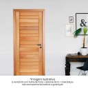 Porta Montada Malta - 215x89x12cm - Esquerda Tauari Natural Mapaf