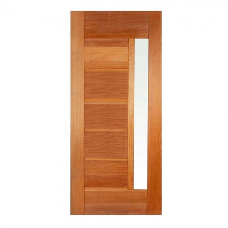 Porta Maciça BBB c/ Visor - 210x82x3,2cm - Tauari Natural Mapaf