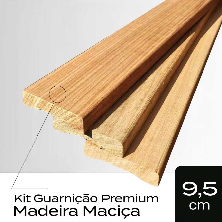 Jogo Guarnição Maciça Quina Viva 9,5CM - 220x9,5x1,3cm - Tauari Natural Mapaf Jogo Guarnição Maciça Quina Viva 9,5CM - 220x9,5x1,3cm - Tauari Natural Mapaf