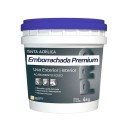 Tinta Emborrachada - 4kg - Branco Fosco Premium Acrílica BruColor