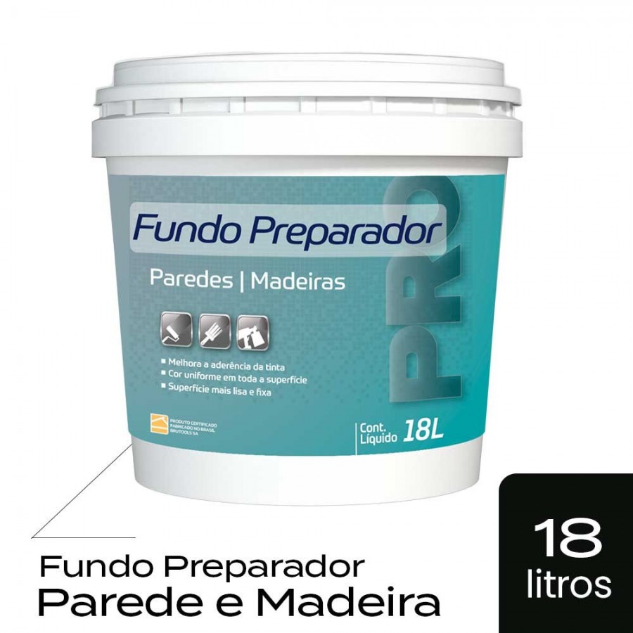 Fundo Preparador 18L - Paredes e Maderia BruColor