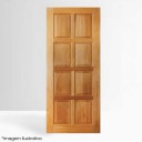 Porta Maciça PV08 - 210x92x3cm - Tauari Natural Mapaf