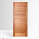 Porta Maciça Suiça - 210x82x3,2cm - Tauari Natural Mapaf