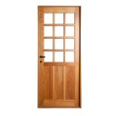 Porta Montada Veneza - 215x89x14cm - Esquerda Tauari Natural Mapaf