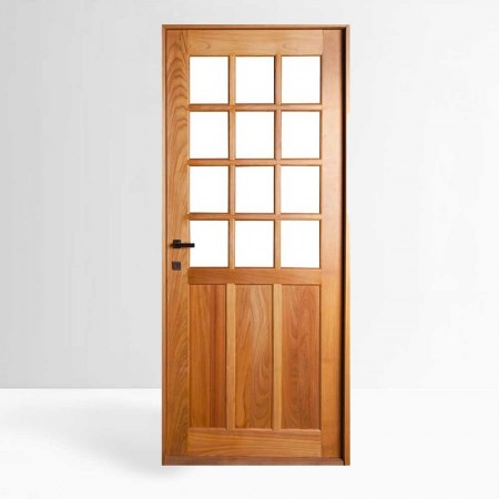 Porta Montada Veneza - 215x99x14cm - Direita Tauari Natural Mapaf