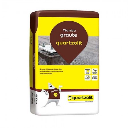 Massa Graute - 25kg 40MPa - Interno e Externo Quartzolit Weber