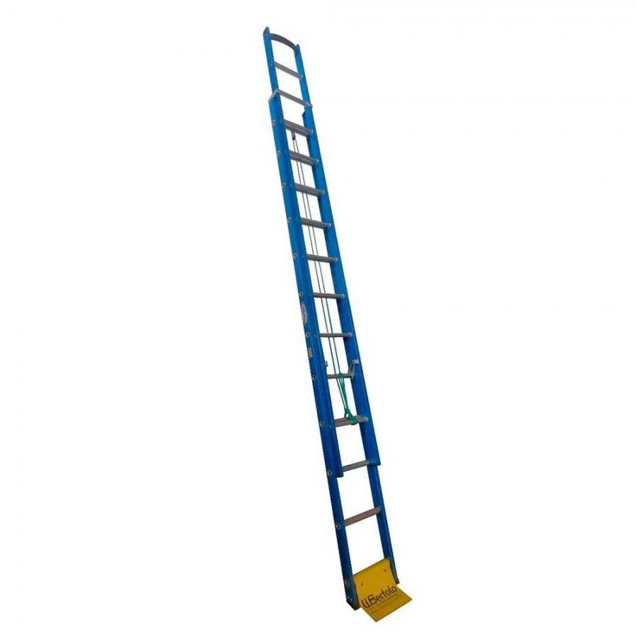 Escada Fibra de Vidro Extensiva - 3,80x6,50m - 12x21 Degraus WBertolo