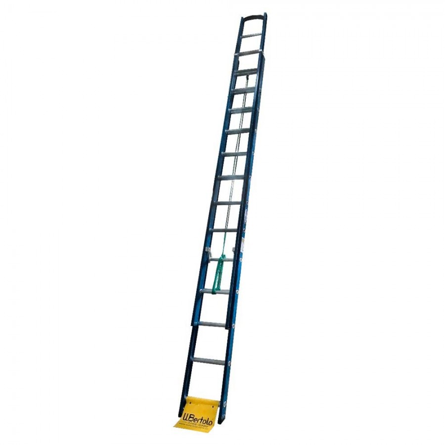 Escada Fibra de Vidro Extensiva - 4,10 x 7,10m - 13x23 Degraus WBertolo