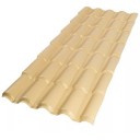 Telha de PVC Tipo Colonial - 230x86cm - Cor Marfim Permatti