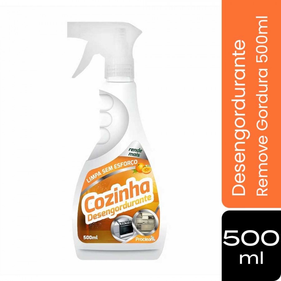 Desengordurante Cozinha - 500ml - Fórmula Concentrada ProClean Desengordurante Cozinha - 500ml - Fórmula Concentrada ProClean