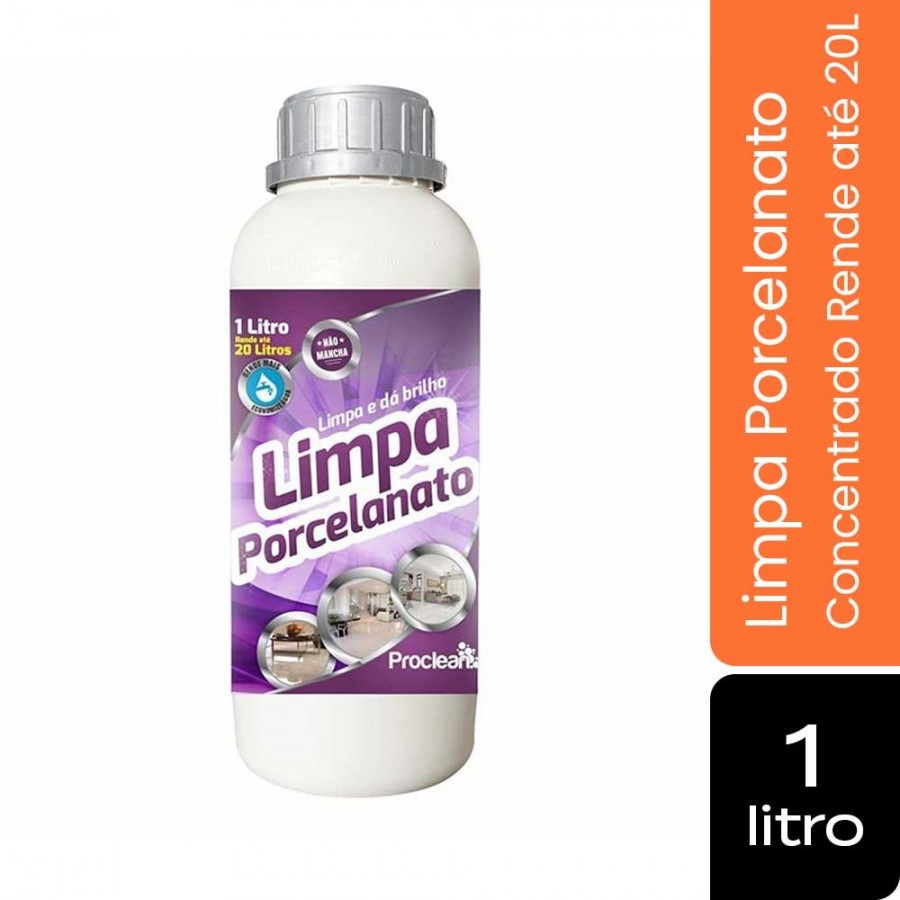 Limpa Porcelanato - 1 Litro - Limpador Concentrado de Alta Performance - ProClean