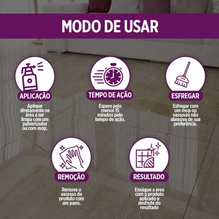 Limpa Porcelanato - 5 Litros - Limpador Concentrado de Alta Performance - ProClean