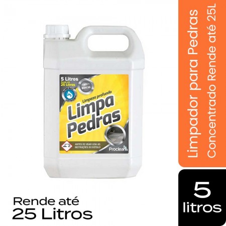 Limpa Pedras - 5 Litros - Limpador Concentrado de Alta Performance - ProClean