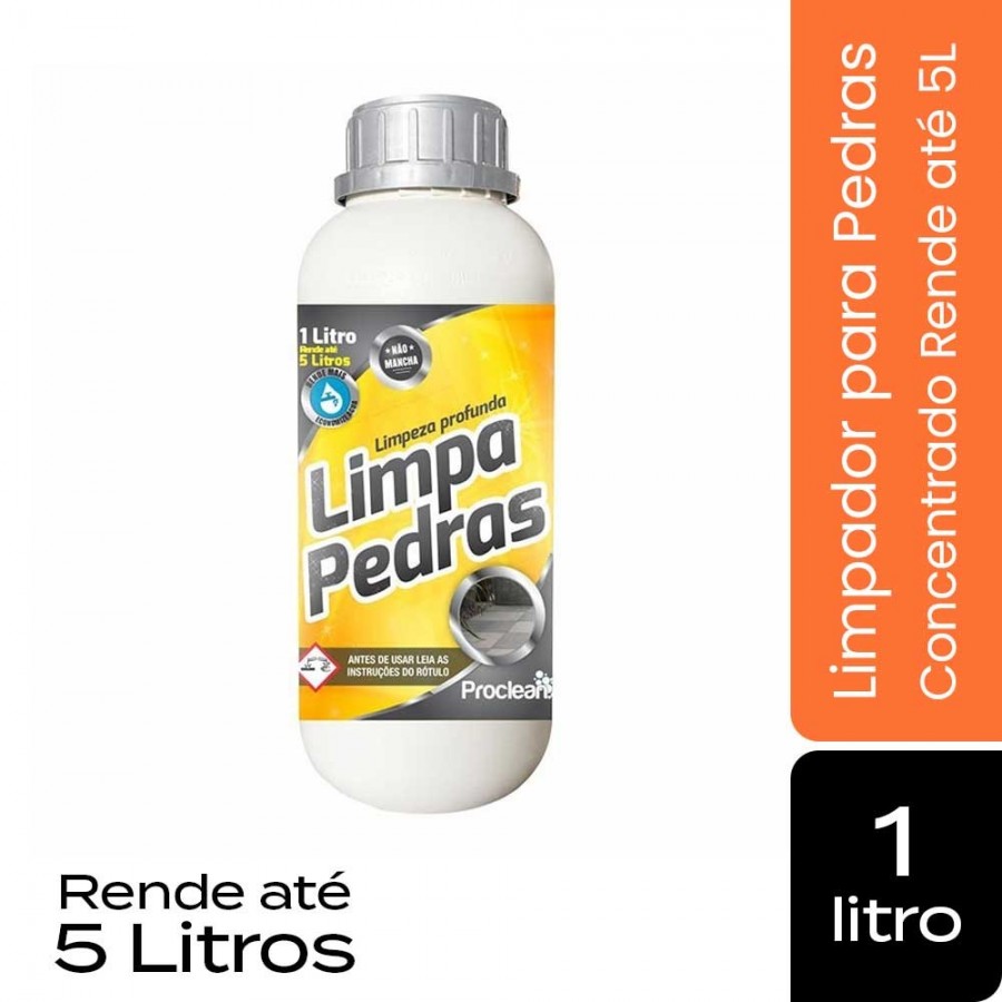 Limpa Pedras - 1 Litro - Limpador Concentrado de Alta Performance - ProClean