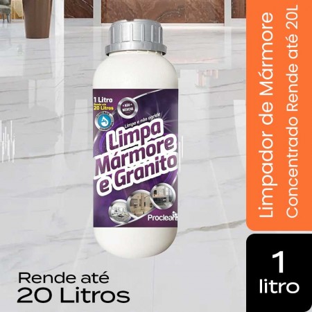 Limpa Mármore e Granito - 1 Litro - Limpador Concentrado de Alta Performance - ProClean
