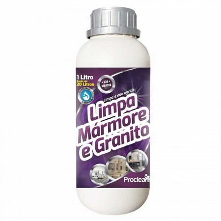 Limpa Mármore e Granito - 1 Litro - Limpador Concentrado de Alta Performance - ProClean