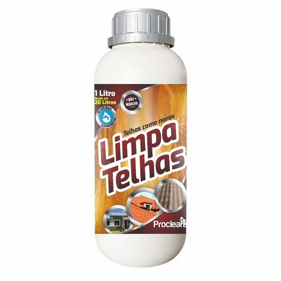Limpa Telhas - 1 Litro - Limpador Concentrado de Alta Performance - ProClean