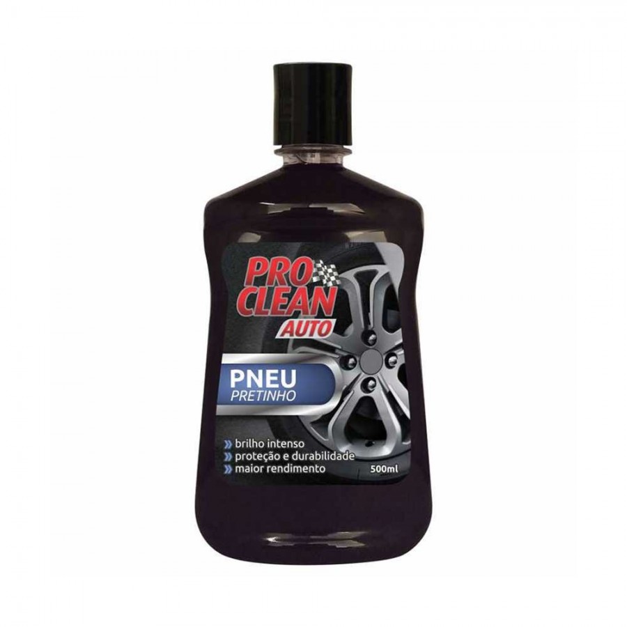 Pneu Pretinho Líquido - 500ml - Máximo Brilho e Limpeza ProClean