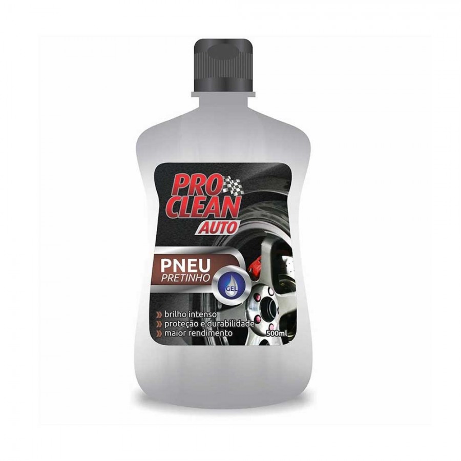 Pneu Pretinho Premium Gel - 500ml - Máximo Brilho e Limpeza ProClean