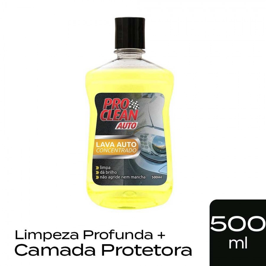 Lava Auto Concentrado - 500ml - Limpador Concentrado de Alta Performance - ProClean