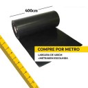 Lona Plástica por Metro - 400cm - Média 40micras - Cor Preta Plasitap
